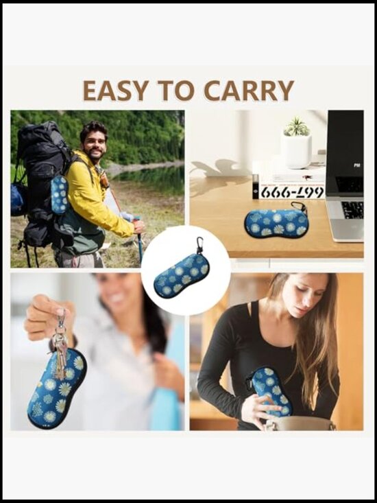 Sublimation Sunglasses Case Blank Neoprene with Detachable Buckle main image 6